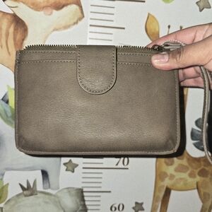 Universal Thread Taupe Wristlet Wallet